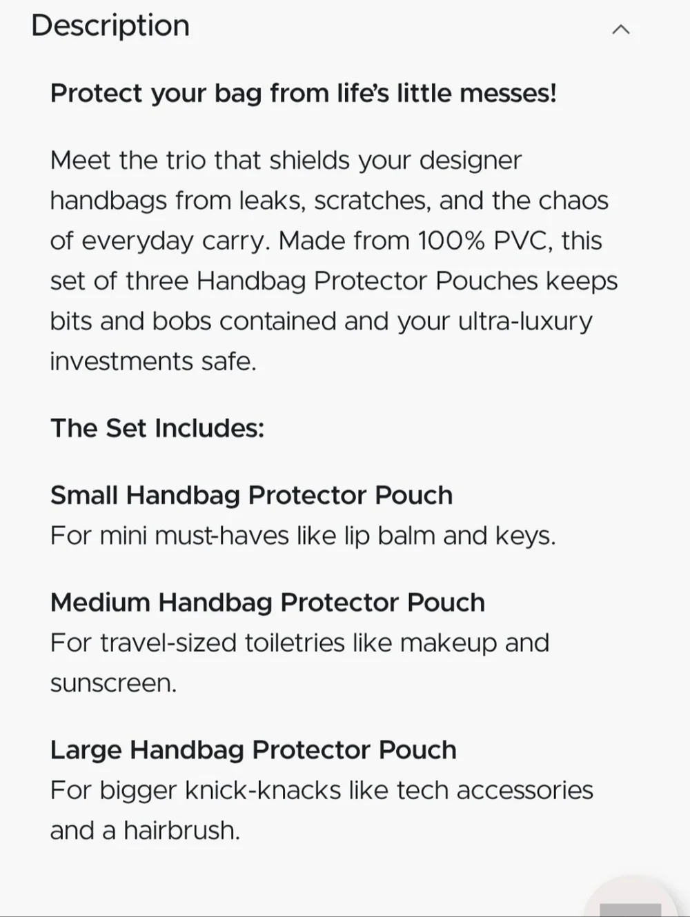 Handbag Protector Kit - Picture 4 of 4
